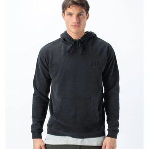NWT ZANEROBE ZANE Size L RUGGER HOOD SWEAT BLACK MSRP $99.95